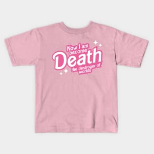 Barbiecore Oppenheimer Kids T-Shirt